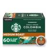 Starbucks K-Cup Coffee Pods, Medium Roast Coffee, Colombia, 100% Arabica,