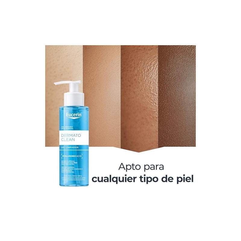 Eucerin Dermatoclean Gel Limpiador Facial 200Ml