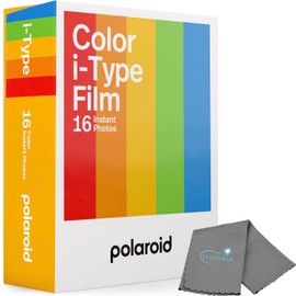 Polaroid Polaroid Instant Color Film for i-Type Cameras 2 Pack, 16 Instant Photos Bundle with a Cleaning Cloth