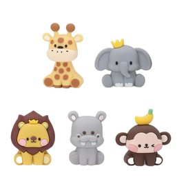 Decoración para Pasteles con Animales de Safari, Figuras de la Selva para Fiestas de Cumpleaños, Adornos Detallados