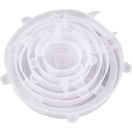 Tapa Elástica Reutilizable de Silicona: Cubiertas Herméticas Elásticas para Alimentos Almacenamiento y Conservación La Frescura Seguras Refrigerador Microondas Lavavajillas Ayudante Cocina