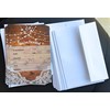 25 rustic invitations & 25 envelopes for wedding, bridal shower,