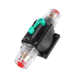 A ABSOPRO Truck Circuit Breaker Inline Fuse Holder DC 12V/ 24V/ 32V 15 Amp
