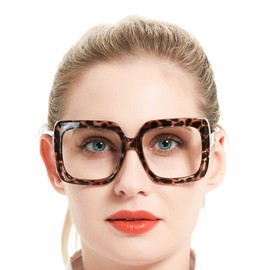 OCCI CHIARI Oversized Reading Glasses 2.0 Women Designer Large Frame Readers 1.0 1.5 2.0 2.5 3.0 3.5 1.25 1.75 2.25 2.75 4.0 (Grey, 2.0)