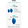 FILLIMILLI Olive Young Puff 3 Pack Blue Drop Shape Makeup