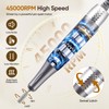 GJCrafts Electric Nail Cutter with 45,000 RPM - LCD Display,