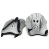 Gasher Contoured Swim Hand Paddles Swimming Training Paddles with Adjustable