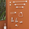 Gedy Tonga Dispenser, Stainless Steel chromall Crystal, Matte White, 6,3x11,7x17,3cm