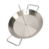 Vertical Skewer Screw Grill Pan Stainless Steel Removable Brazilian Vertical