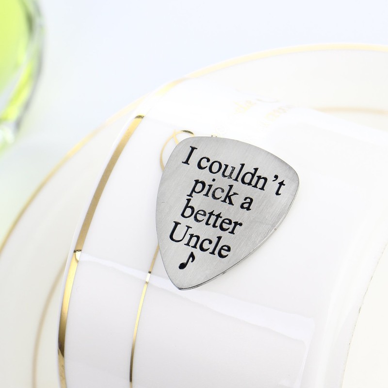 I Couldn’t Pick A Better Uncle Musical Guitar Pick Jewelry