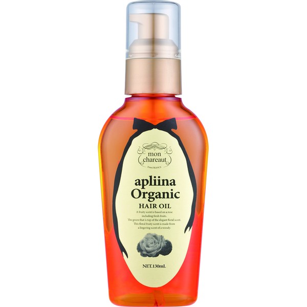 Moncharute Aprina Organic Hair Oil, 4.6 fl oz (130 ml), Big Bottle