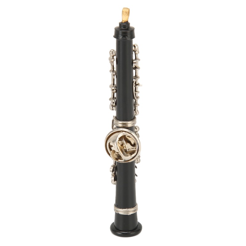 Miniature Oboe Brooch for Music Lover Exquisite Rust Protection Miniature
