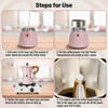 Vaolvpant 3 Cup Aluminum Moka Pot Classic Stovetop Espresso Coffee