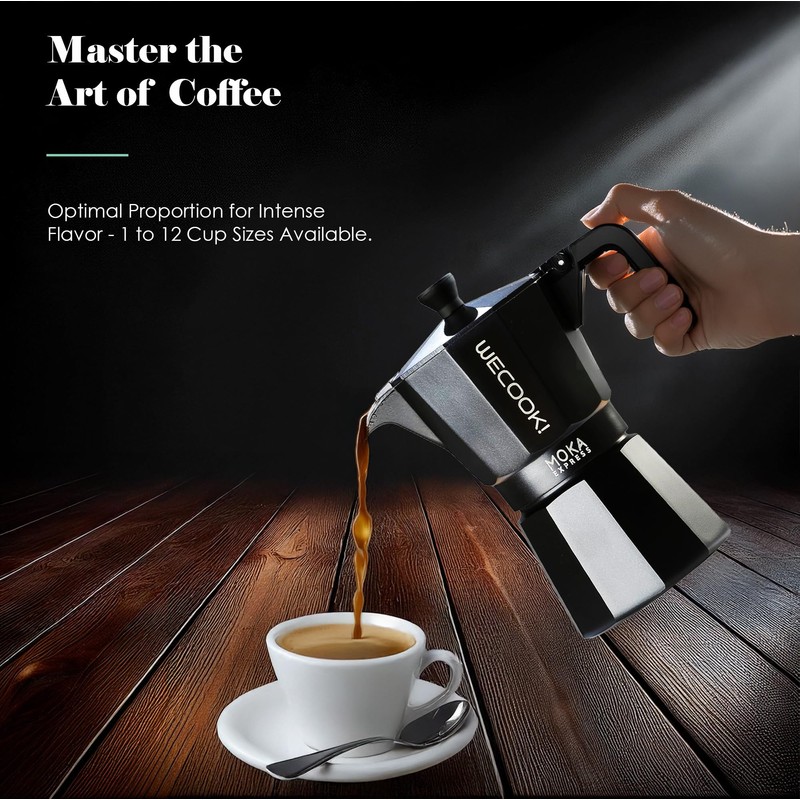 WECOOK! Cafetera Bella 1 cups