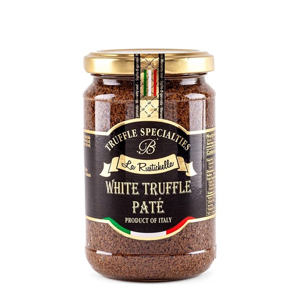 La Rustichella - White Truffle Pate - Large ( 280 g, 9.9 Oz) - Vegan , Gluten Free , Cholesterol Free
