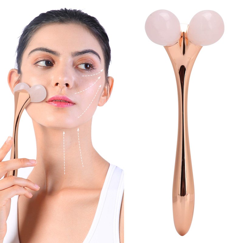 NSXAYIWE Gua Sha Facial Tools, Multifunctional Germanium Roller, 55° Angle