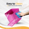 Car Trash Can for Vehicles Leakproof Compact Garbage Bin w/
