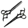 Black Dragon 6.0 inch Professional Dragon Handle 440C Salon Hair