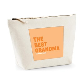 Hippowarehouse The Best Grandma Printed Make up Cosmetic wash Bag 18x19x9cm