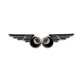 Motone SNG140 Emblem 8 Balls, Aluminum, General Purpose