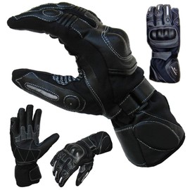 PROANTI Summer Rain Motorcycle Gloves with Visor Wiper Motorcycle Gloves (M)