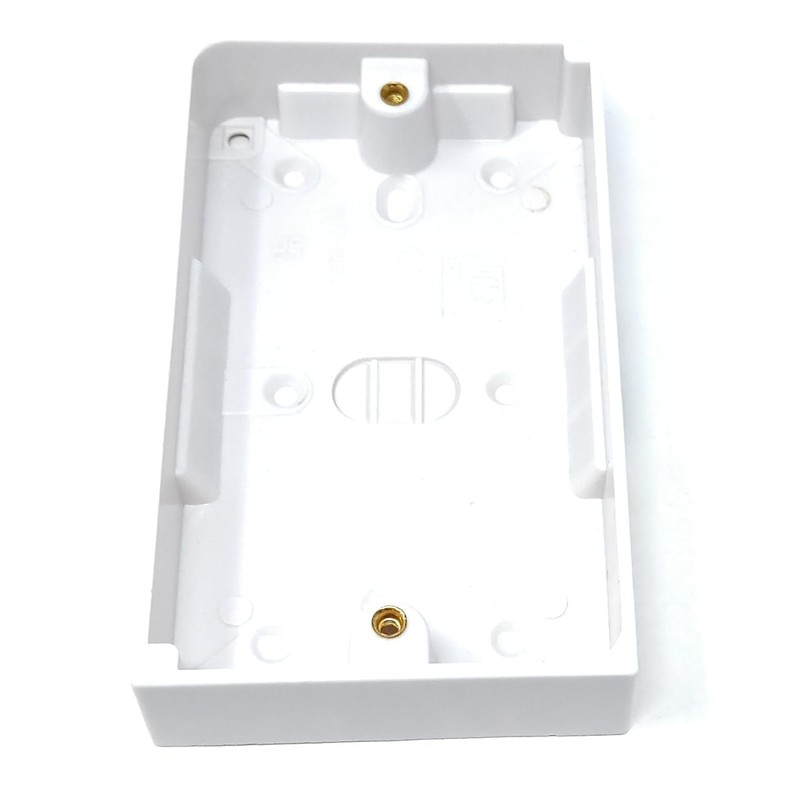 1pcs. 2 Gang Surface Mount Back Box Pattress Box, 145mm