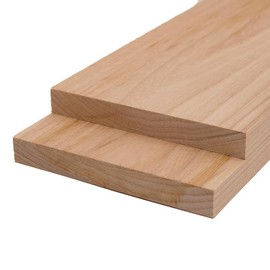 Grey Elm Lumber Board 3/4" x 6" (2pcs) - Size: 3/4" x 6" x 48"