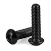 1/4-20 x 1/2" Button Head Socket Cap Screws, Allen Socket