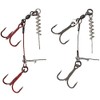 Savage Gear Carbon 49 Corkscrew Stinger 2 Stinger Hook Systems,