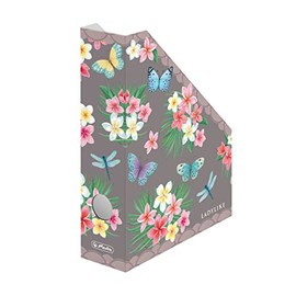 Herlitz Magazine File A4 Corrugated Cardboard 7 cm Ladylike Butterflies Design