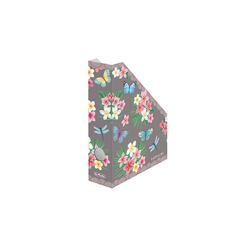Herlitz Magazine File A4 Corrugated Cardboard 7 cm Ladylike Butterflies