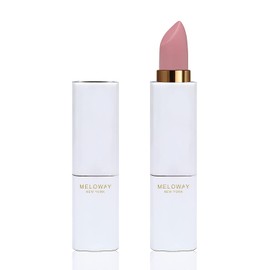 MELOWAY Hi-Rise Hydrating Matte Lipstick | Moisturizing, High-Pigment, Vegan Formula | Long-Lasting, Non-Drying, One-handed Capless Lipstick for Easy Application, Pinky Swear