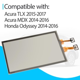 7" Touch Screen Glass Digitizer Navigation Radio Compatible with Acura TLX 2015-2017 MDX 2014-2016, Honda Odyssey 2014-2016 Replace 39540-TZ3-A140-M1 39540-TZ3-A130-M1