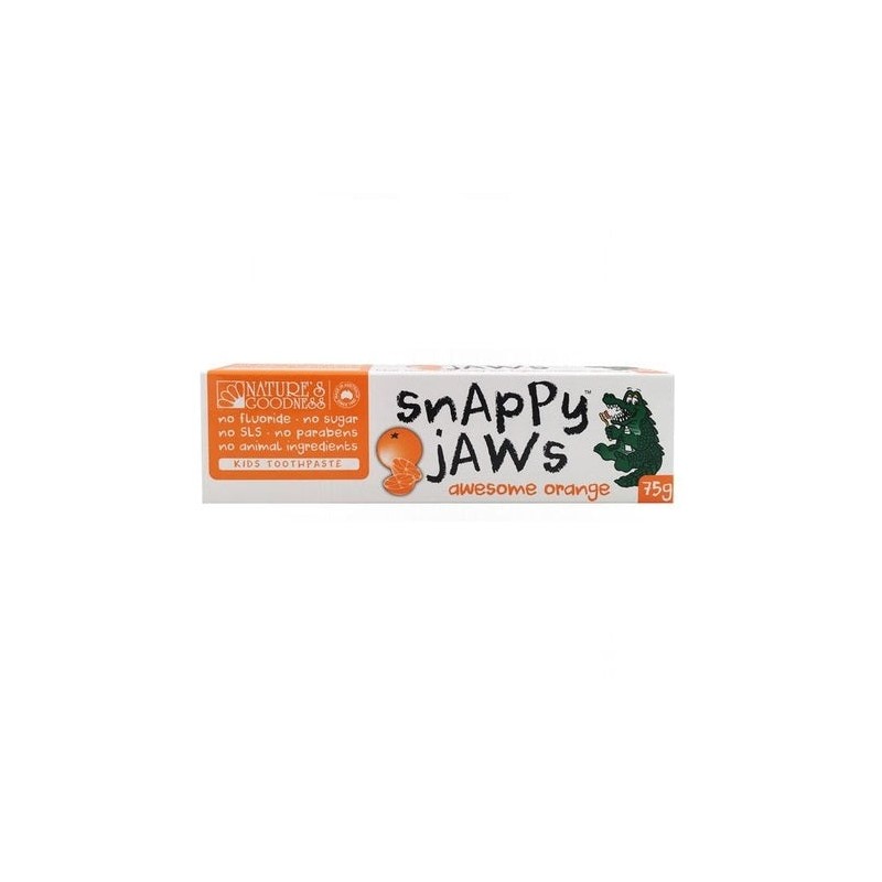 NATURES GOODNESS Nature's Goodness Snappy Jaws Orange Toothpaste 75g