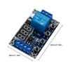6Pcs DC6-30V Programmable Timer Relay Module with LCD Display Delay