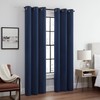 ECLIPSE Andover Solid Tripleweave Thermal Blackout Grommet Curtains for Bedroom