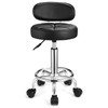 HMTOT Swivel Stools with Wheels Height Adjustable Rolling Spa Stool