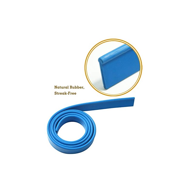 ITTAHO 42" Squeegee Rubber Replacement,Commercial Squeegee Refills for Window Cleaning