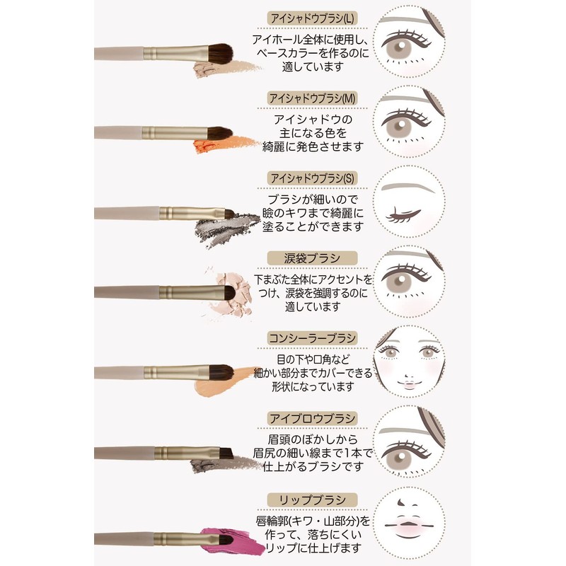 Frepice Makeup Brushes, Set of 13, Powder Brushes, Cheek Brushes,