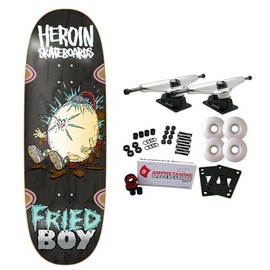 Heroin Skateboard Complete Fried Boy 10.4" x 32"