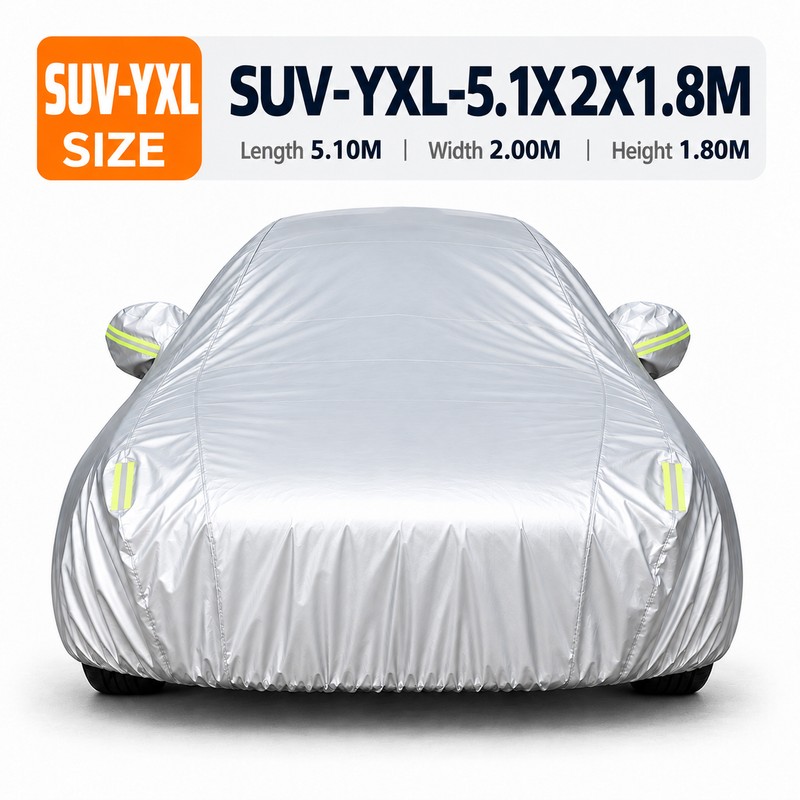 Full Exterior Car Cover for Outdoor Parking – Sun, Snow