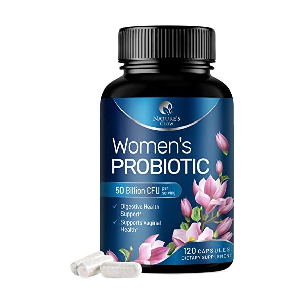 Probiotics for Women, 50 Billion CFU Womens Probiotic Daily Digestive,