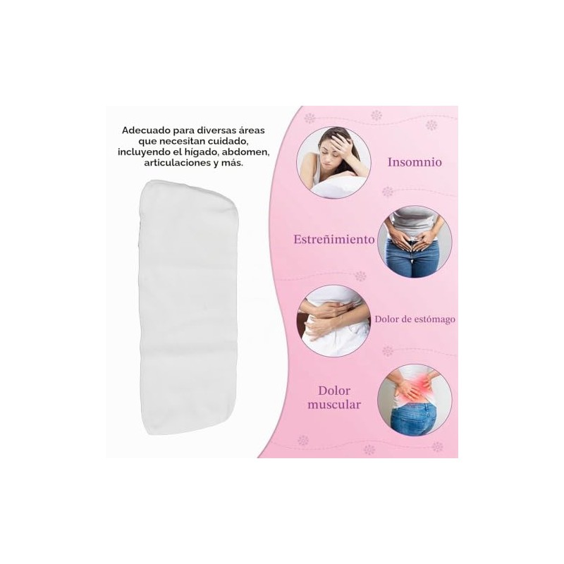 banapoy 3Pcs 4 Capas Algodón Orgánico Sin Blanquear para El