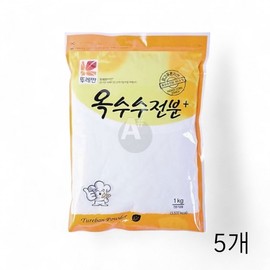 Ttureban Commercial Corn Starch 1kg x 5 Packs - For Cooking & Culinary Use Restaurant Ingredients 2ea