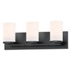 Maxim Lighting 10283SWBK Lateral - 3 Light Bath Vanity-7.63 Inches