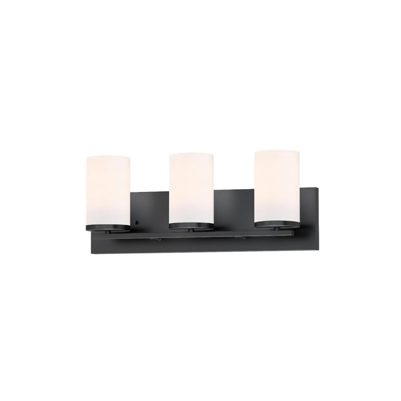 Maxim Lighting 10283SWBK Lateral - 3 Light Bath Vanity-7.63 Inches