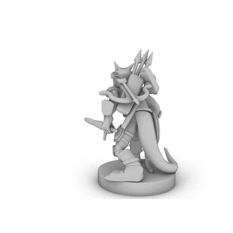 Kobold Weapon Master Tabletop DND Gaming Miniature