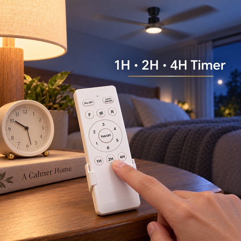 Universal 6-Speed DC Ceiling Fan Remote Control Kit with Receiver