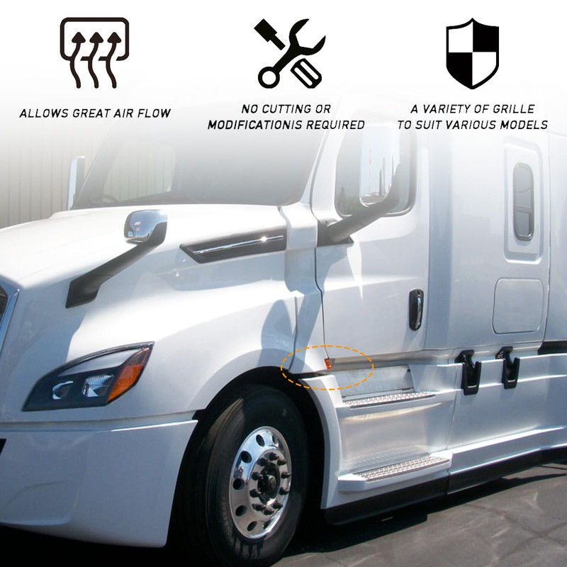 Amber Led Side Marker Turn Signal Lights for Freightliner Cascadia