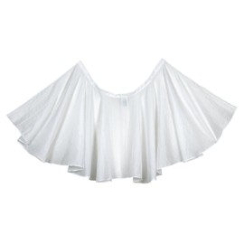 Comair Crash 3040202 Hairdressing Cape Short 85 x 85 cm White